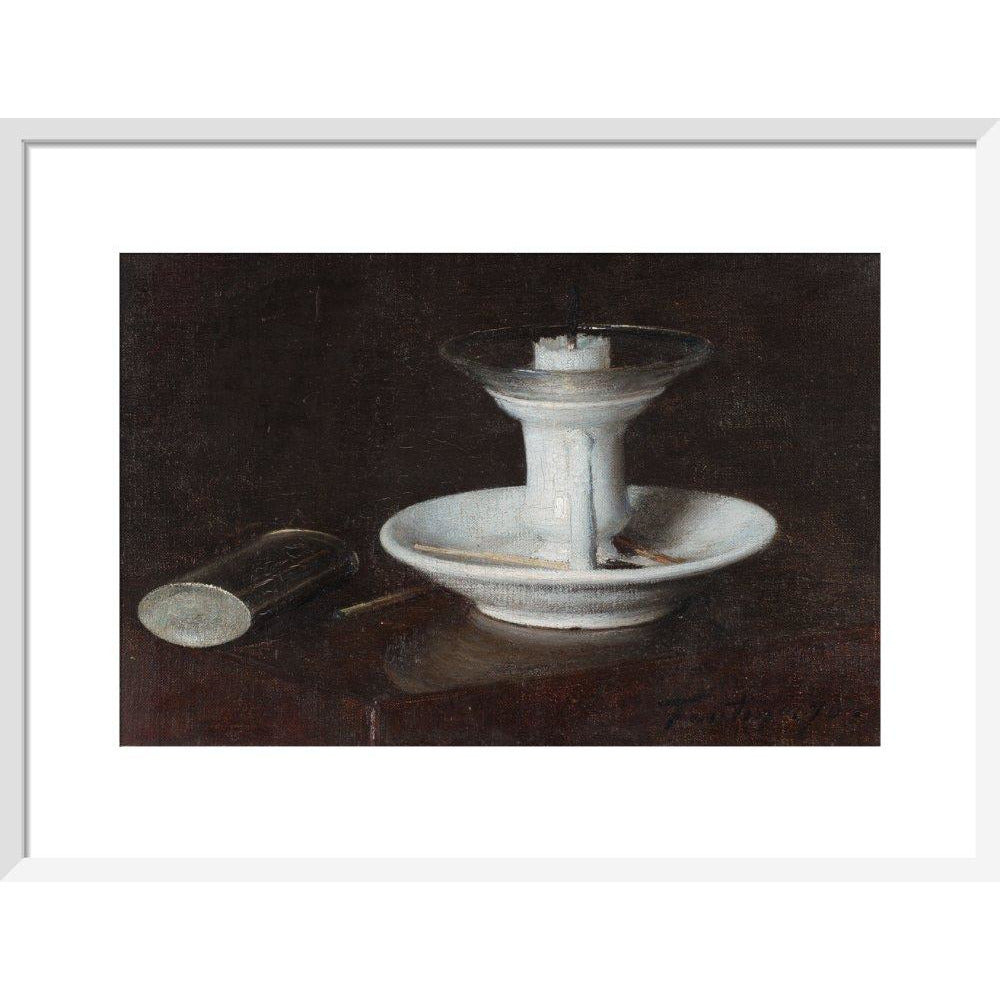 White Candlestick - Art print