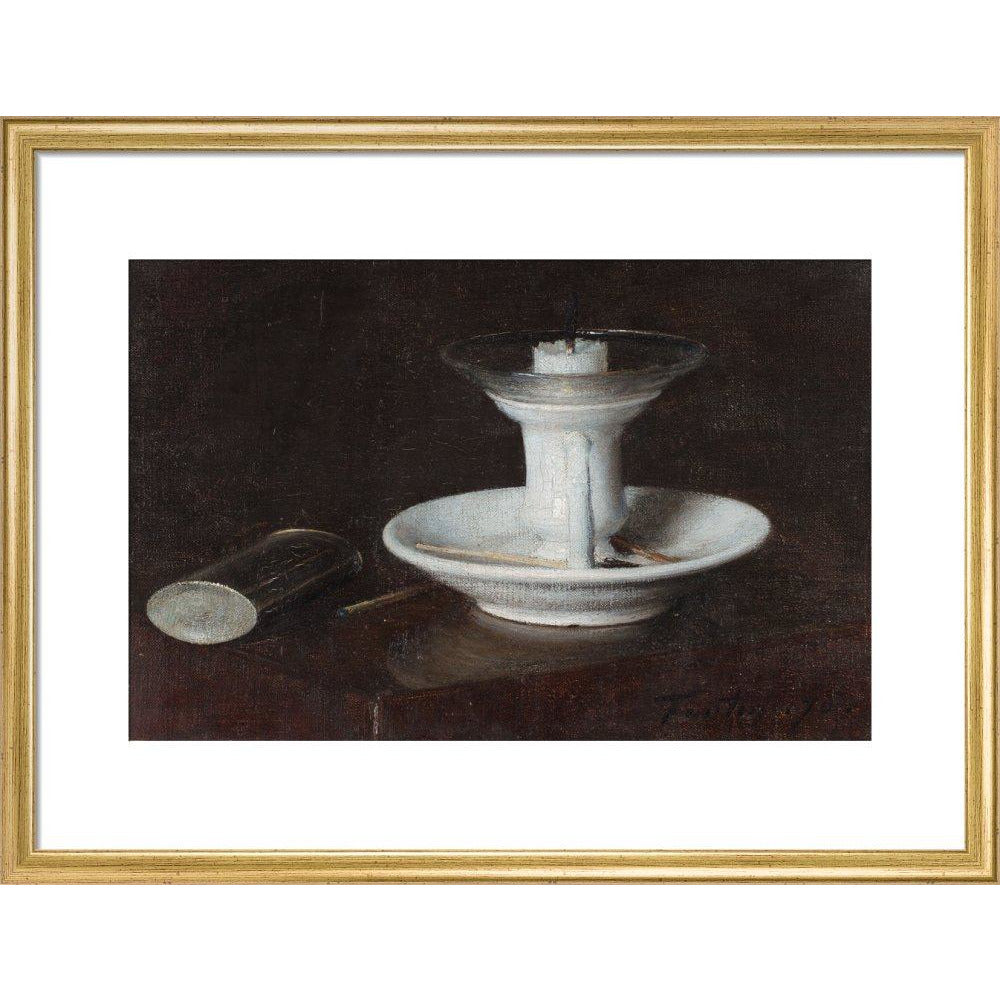White Candlestick - Art print