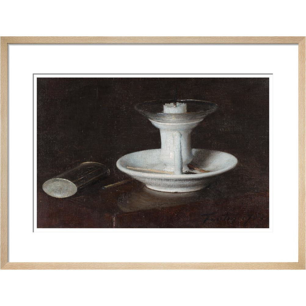 White Candlestick - Art print