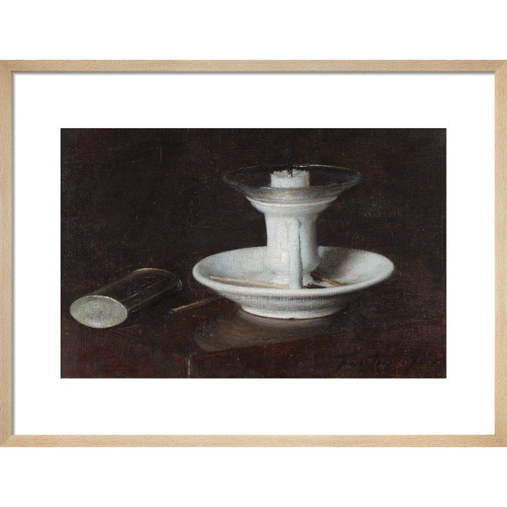 White Candlestick - Art print