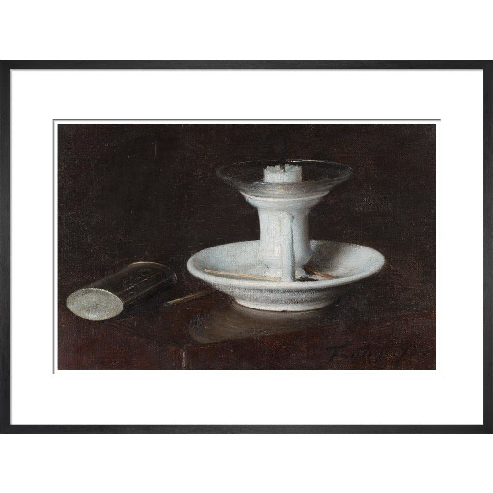 White Candlestick - Art print