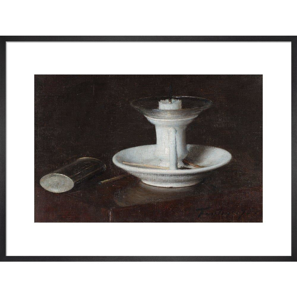 White Candlestick - Art print