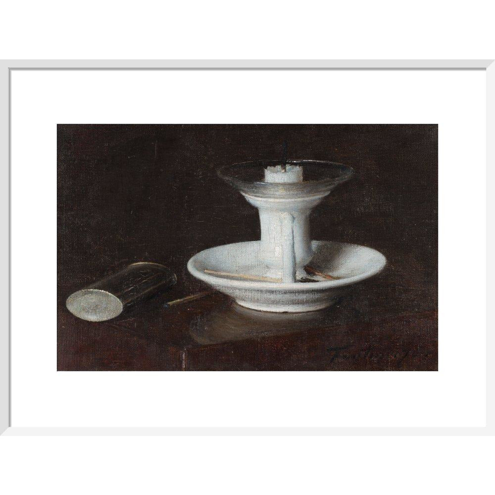 White Candlestick - Art print