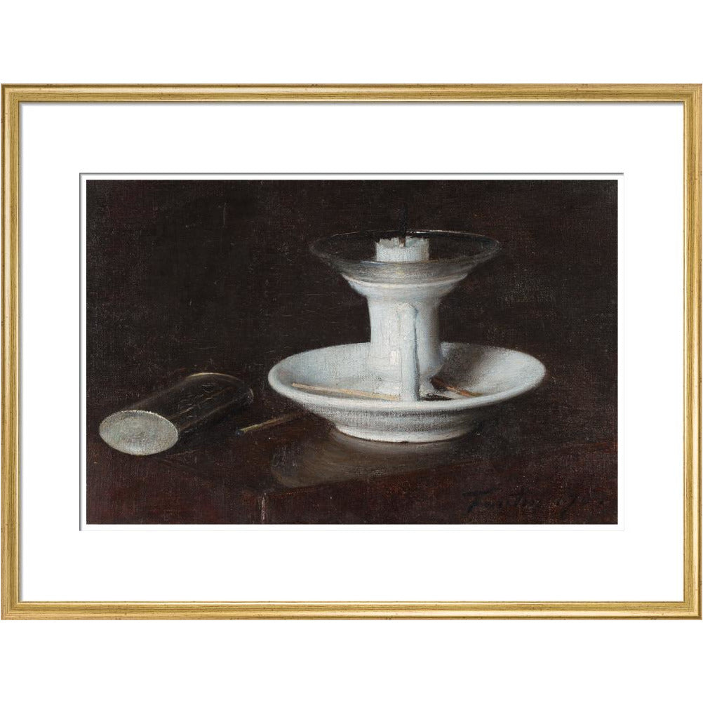 White Candlestick - Art print