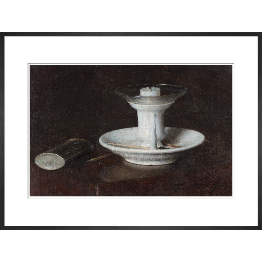 White Candlestick - Art print