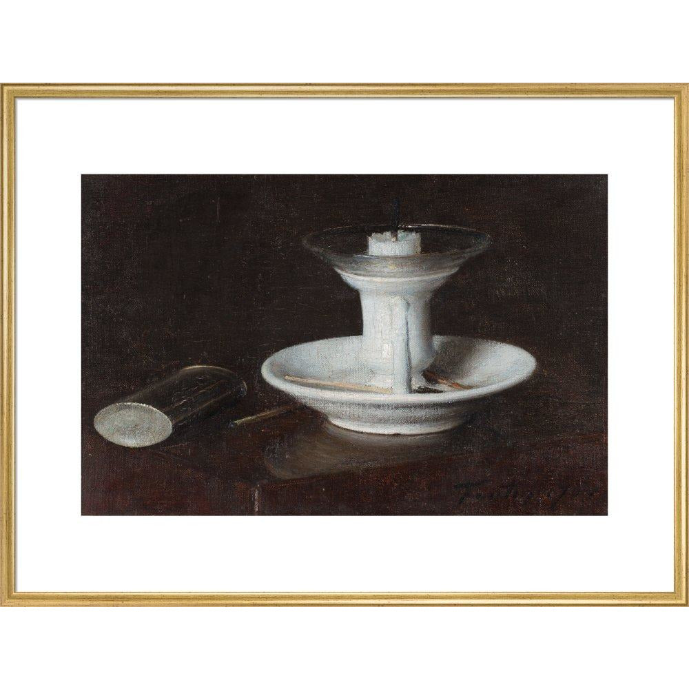 White Candlestick - Art print