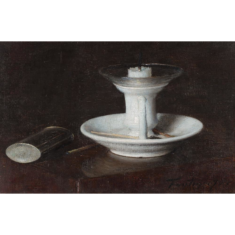 White Candlestick - Art print