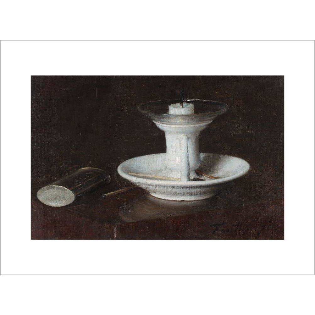 White Candlestick - Art print