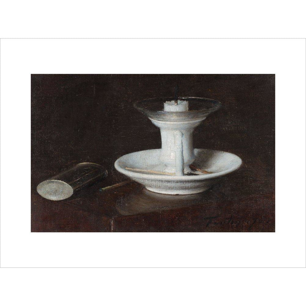 White Candlestick - Art print