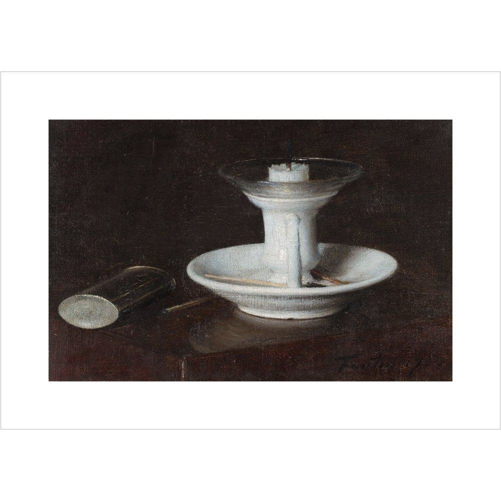 White Candlestick - Art print