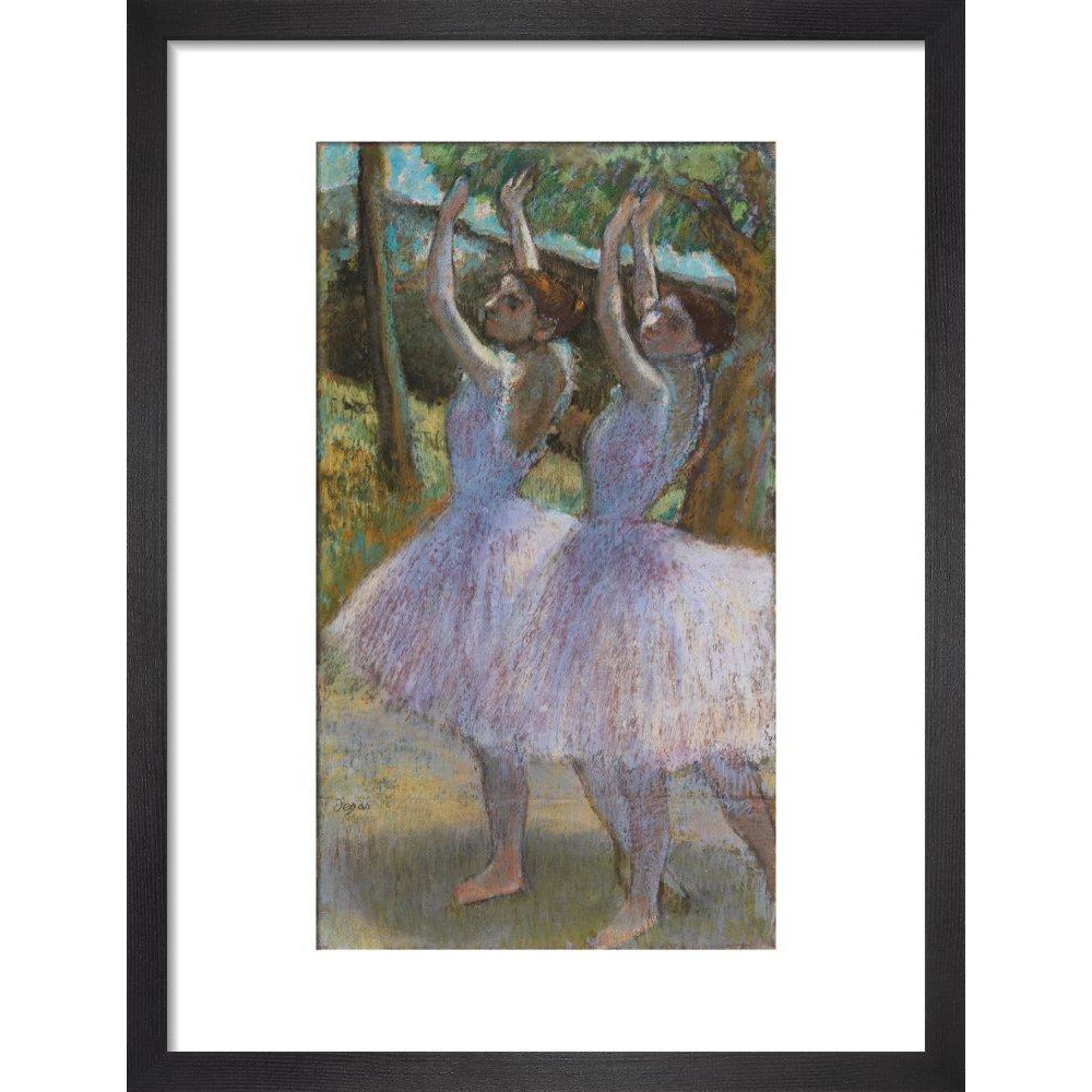 Dancers in Violet Dresses - Art print