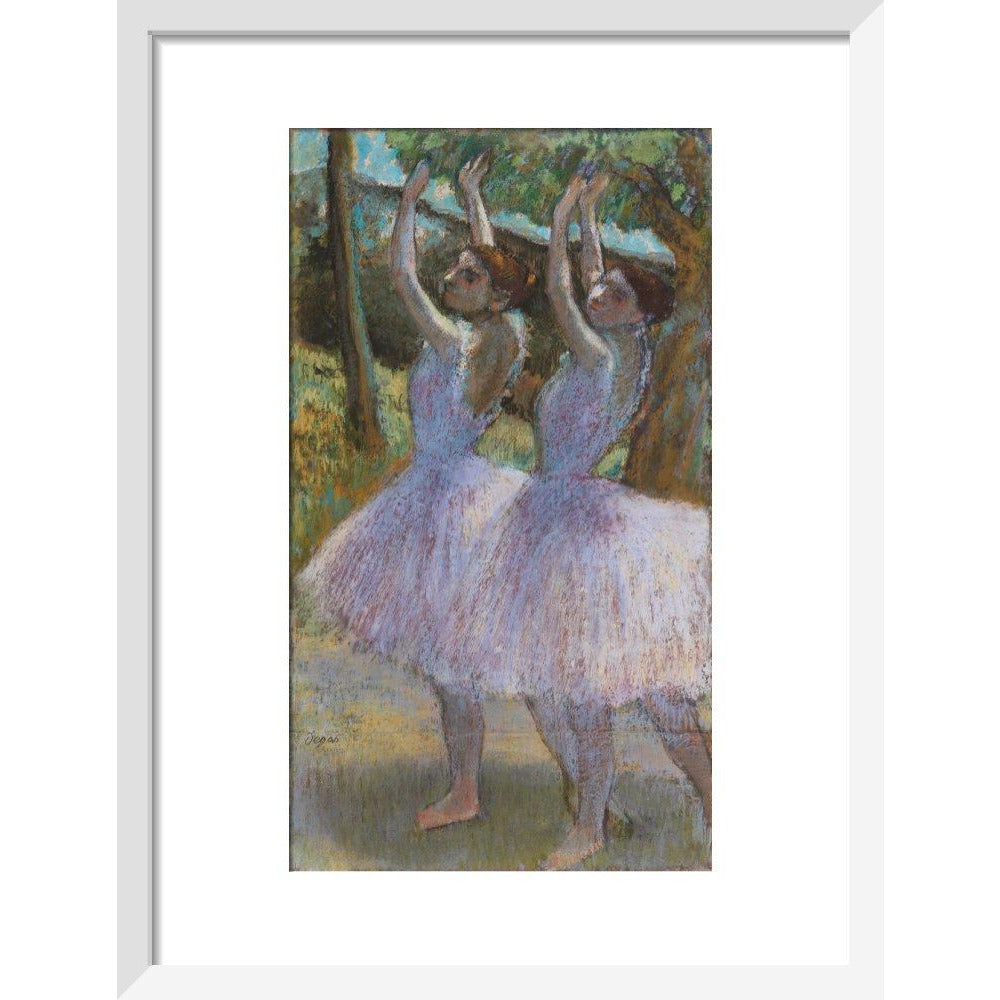 Dancers in Violet Dresses - Art print