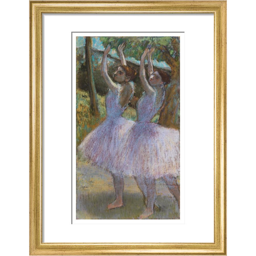Dancers in Violet Dresses - Art print