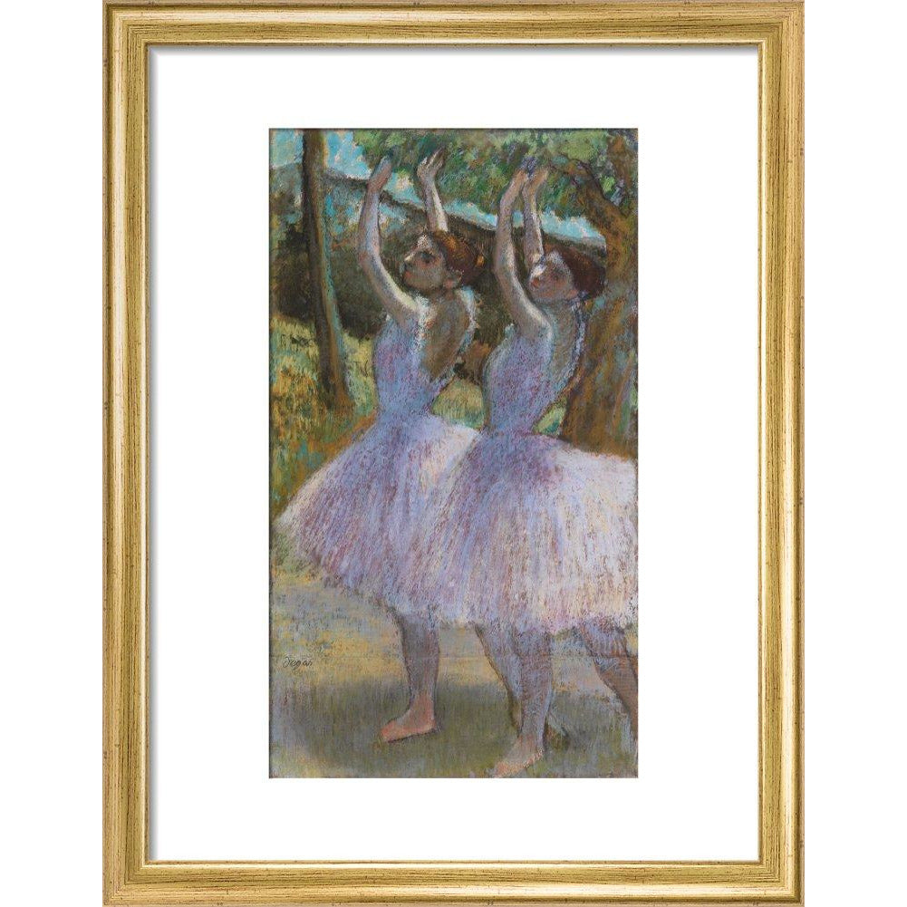 Dancers in Violet Dresses - Art print