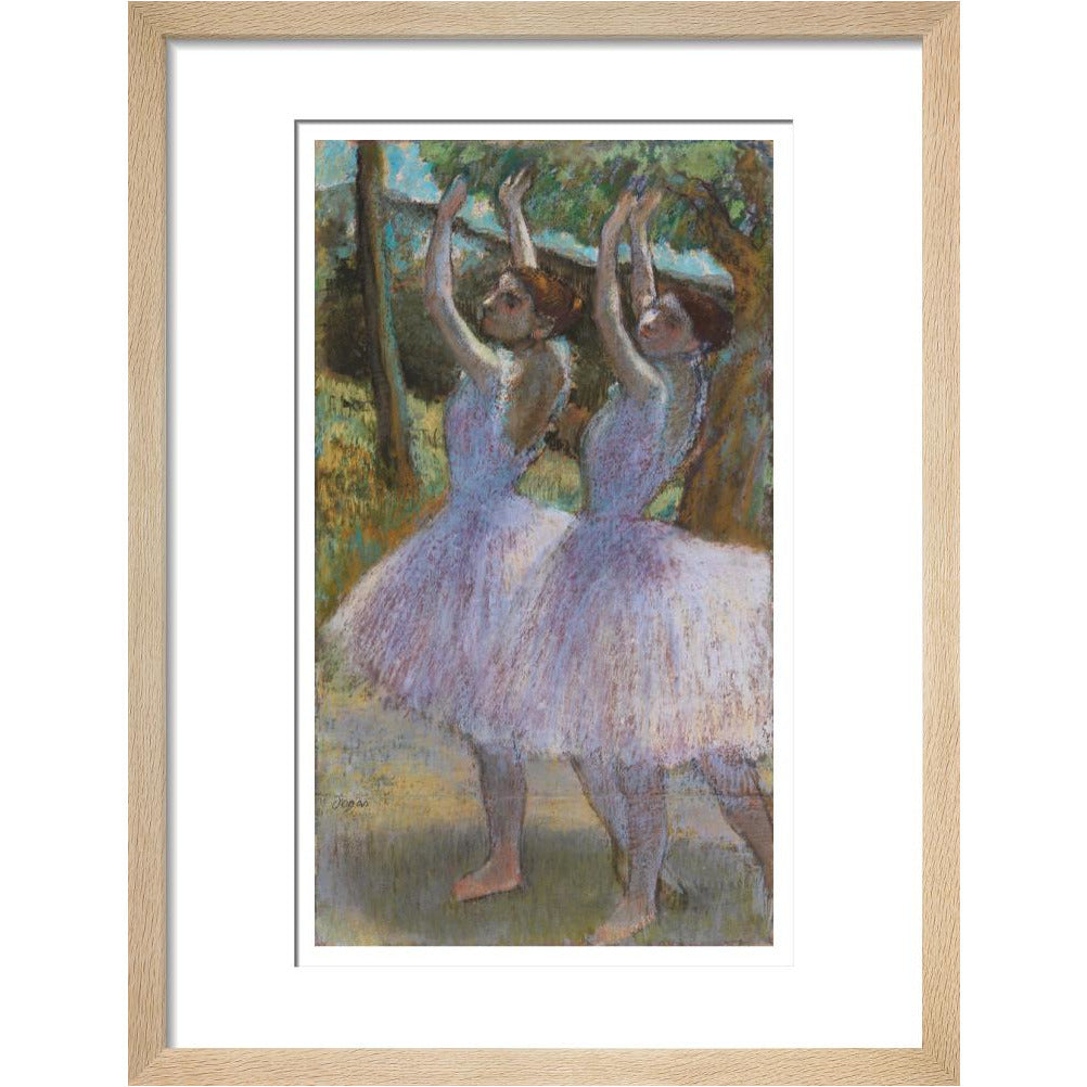 Dancers in Violet Dresses - Art print