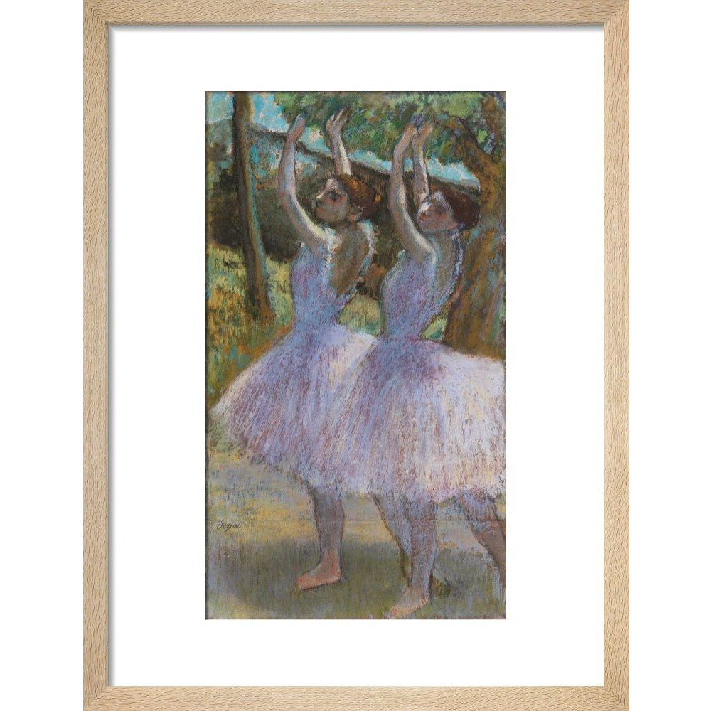 Dancers in Violet Dresses - Art print