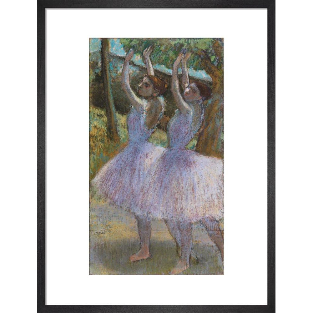 Dancers in Violet Dresses - Art print