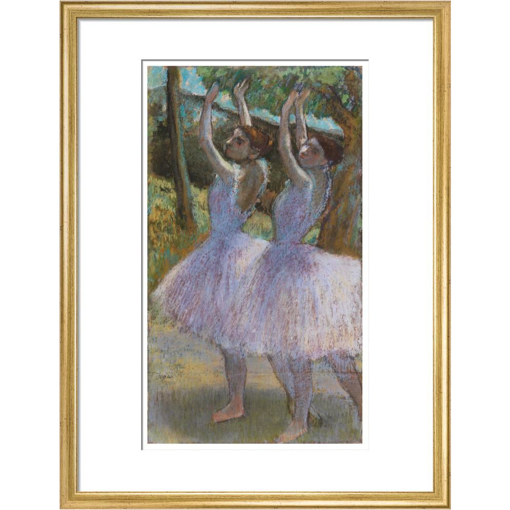 Dancers in Violet Dresses - Art print