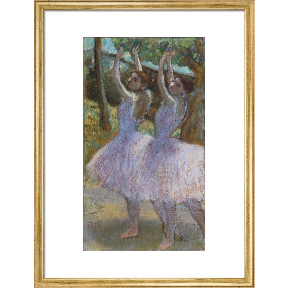 Dancers in Violet Dresses - Art print