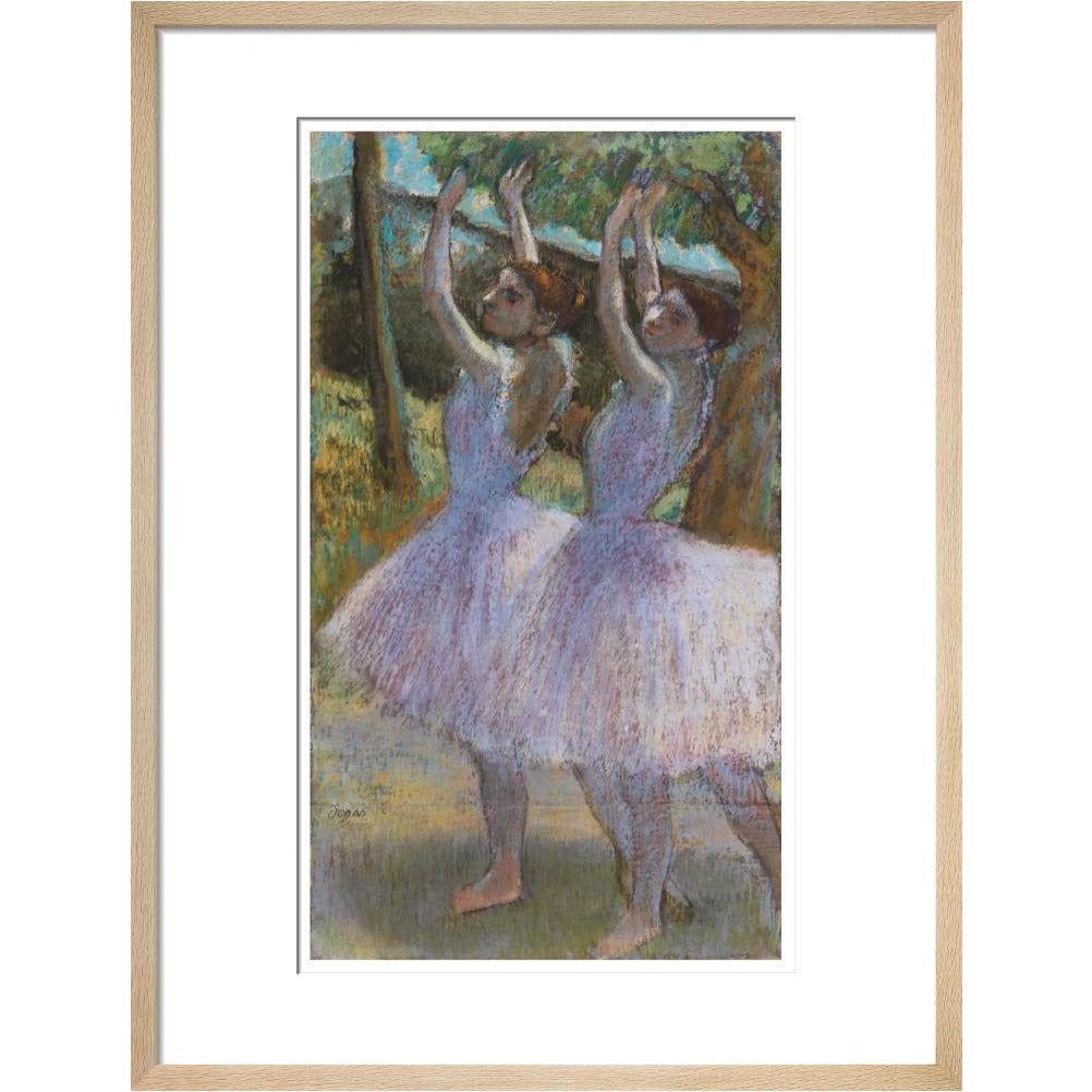 Dancers in Violet Dresses - Art print