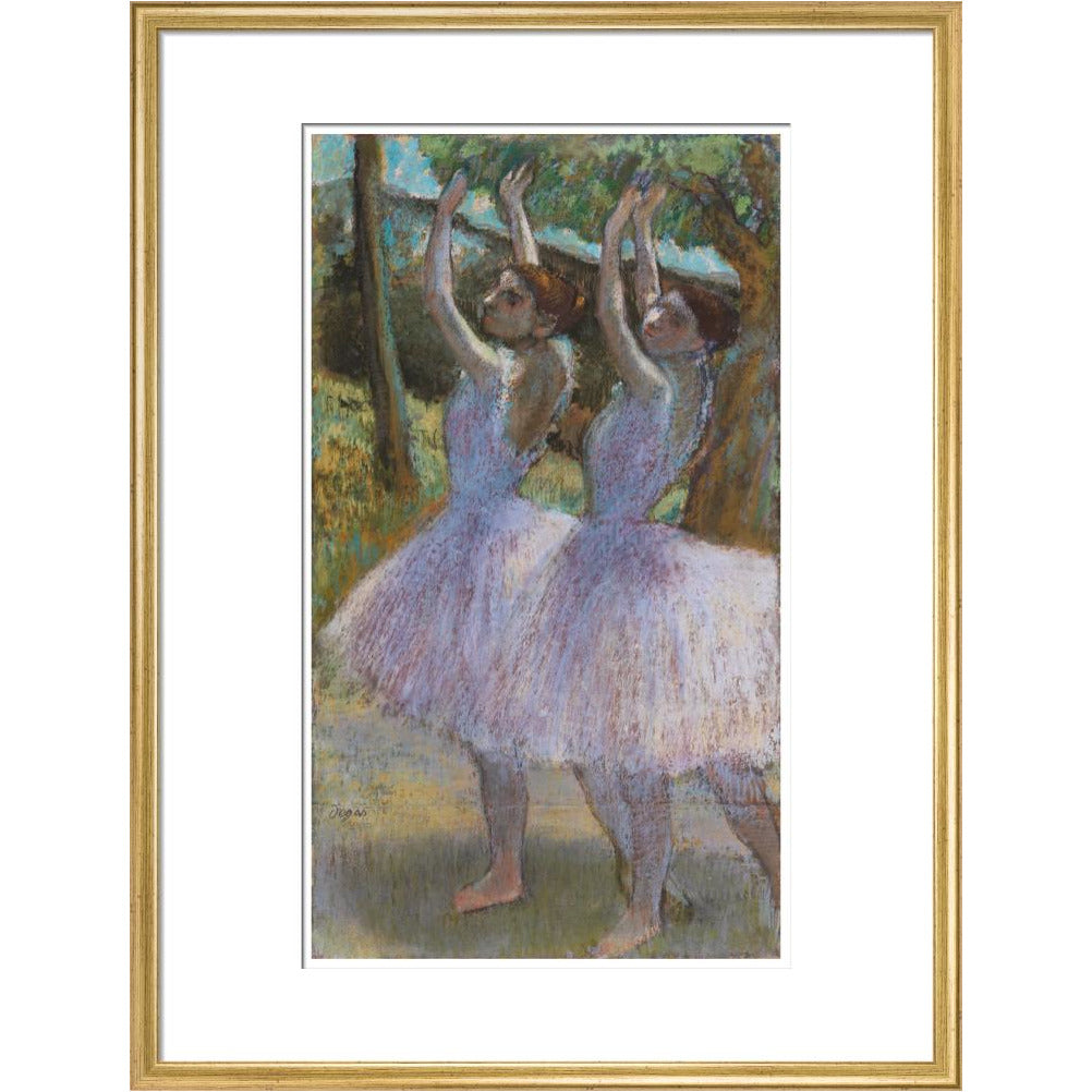 Dancers in Violet Dresses - Art print