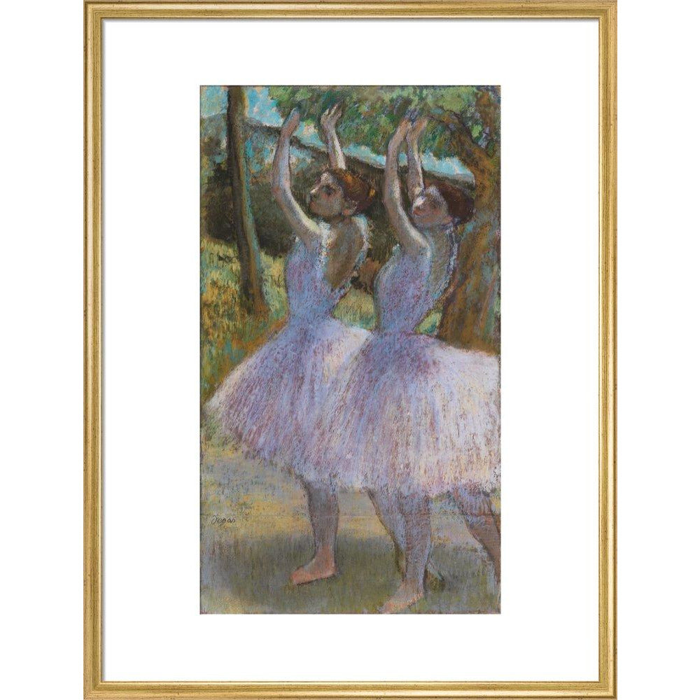 Dancers in Violet Dresses - Art print