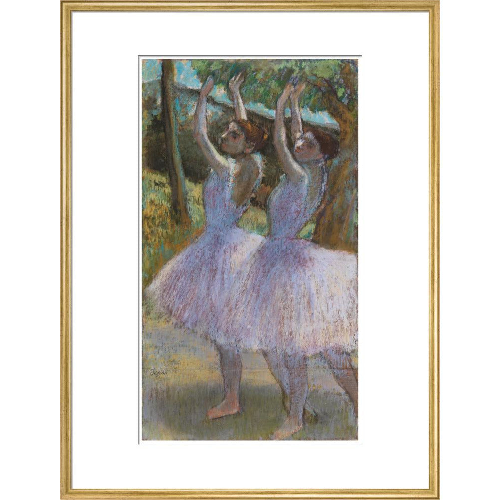Dancers in Violet Dresses - Art print
