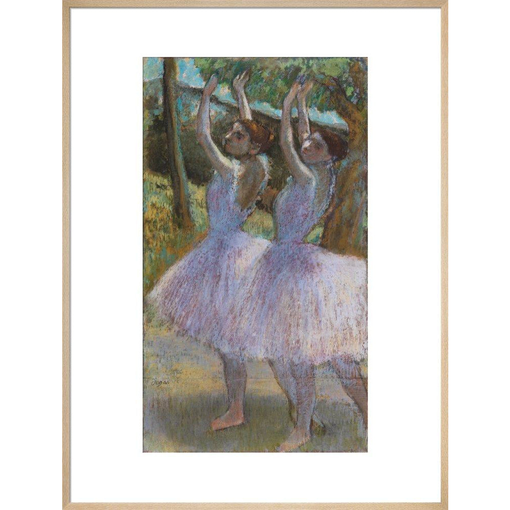 Dancers in Violet Dresses - Art print