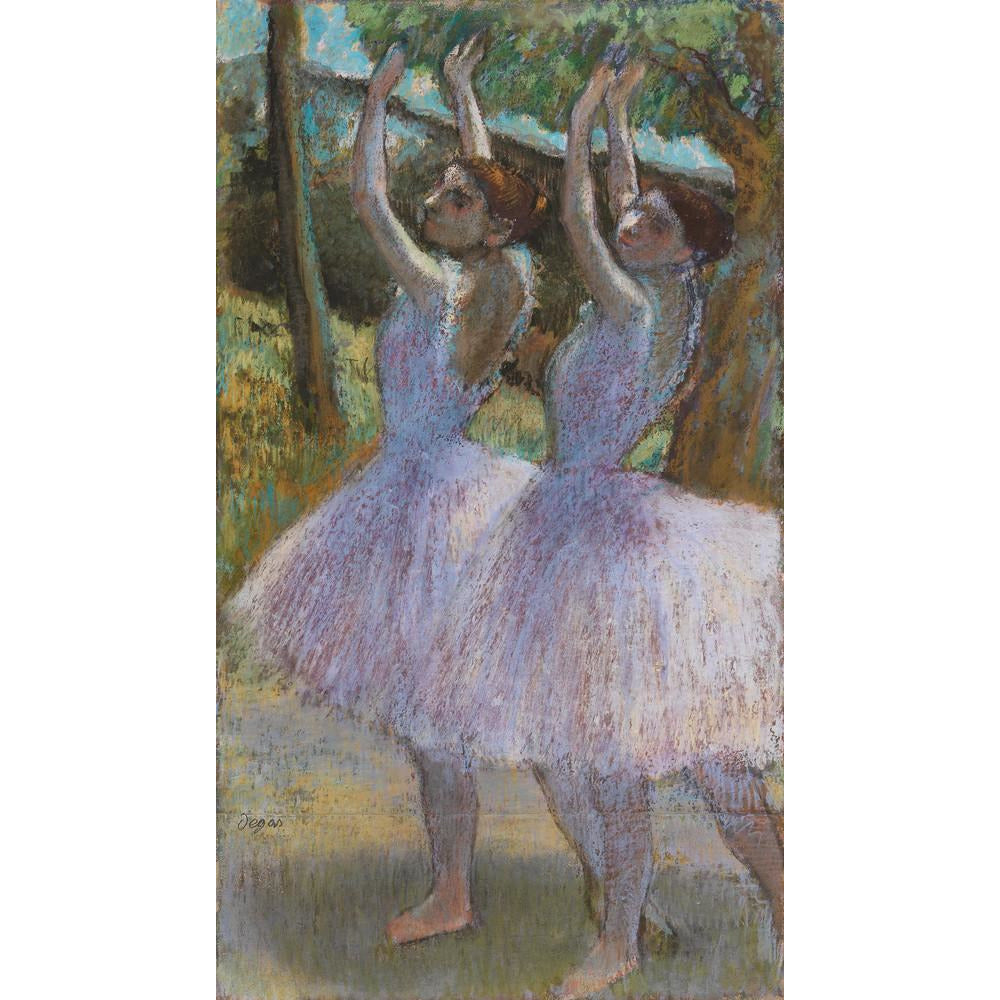 Dancers in Violet Dresses - Art print