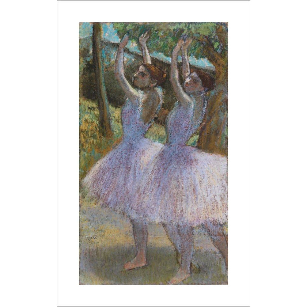 Dancers in Violet Dresses - Art print