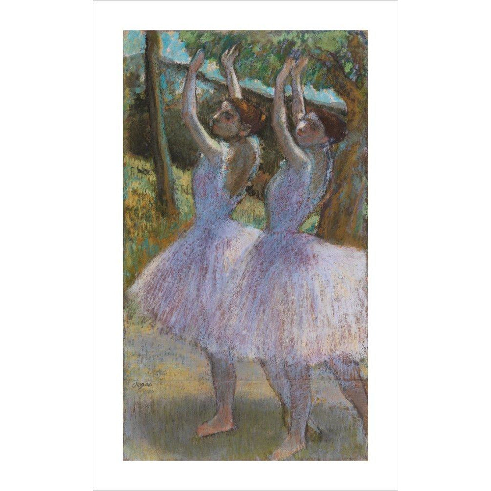 Dancers in Violet Dresses - Art print