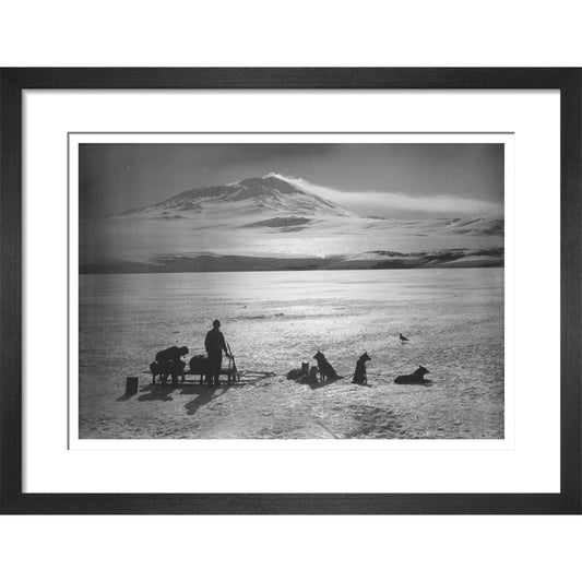 Smoke cloud from Erebus - Art print