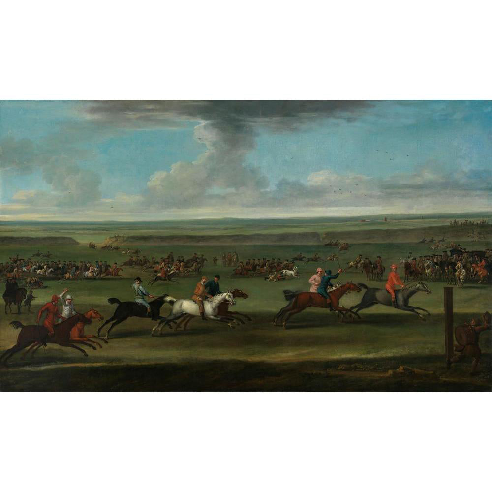 A Race on the Round Course at Newmarket - Art print