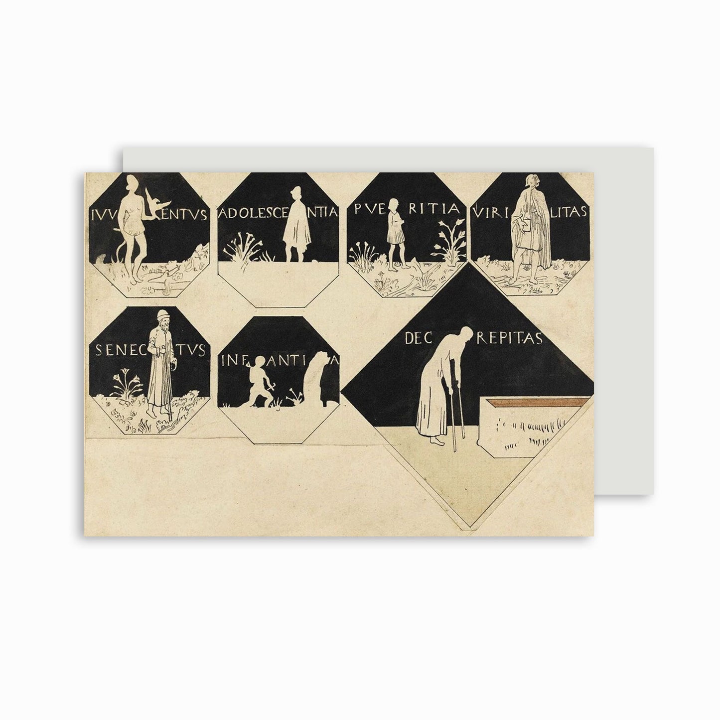 The Seven Ages Of Man - Greeting card