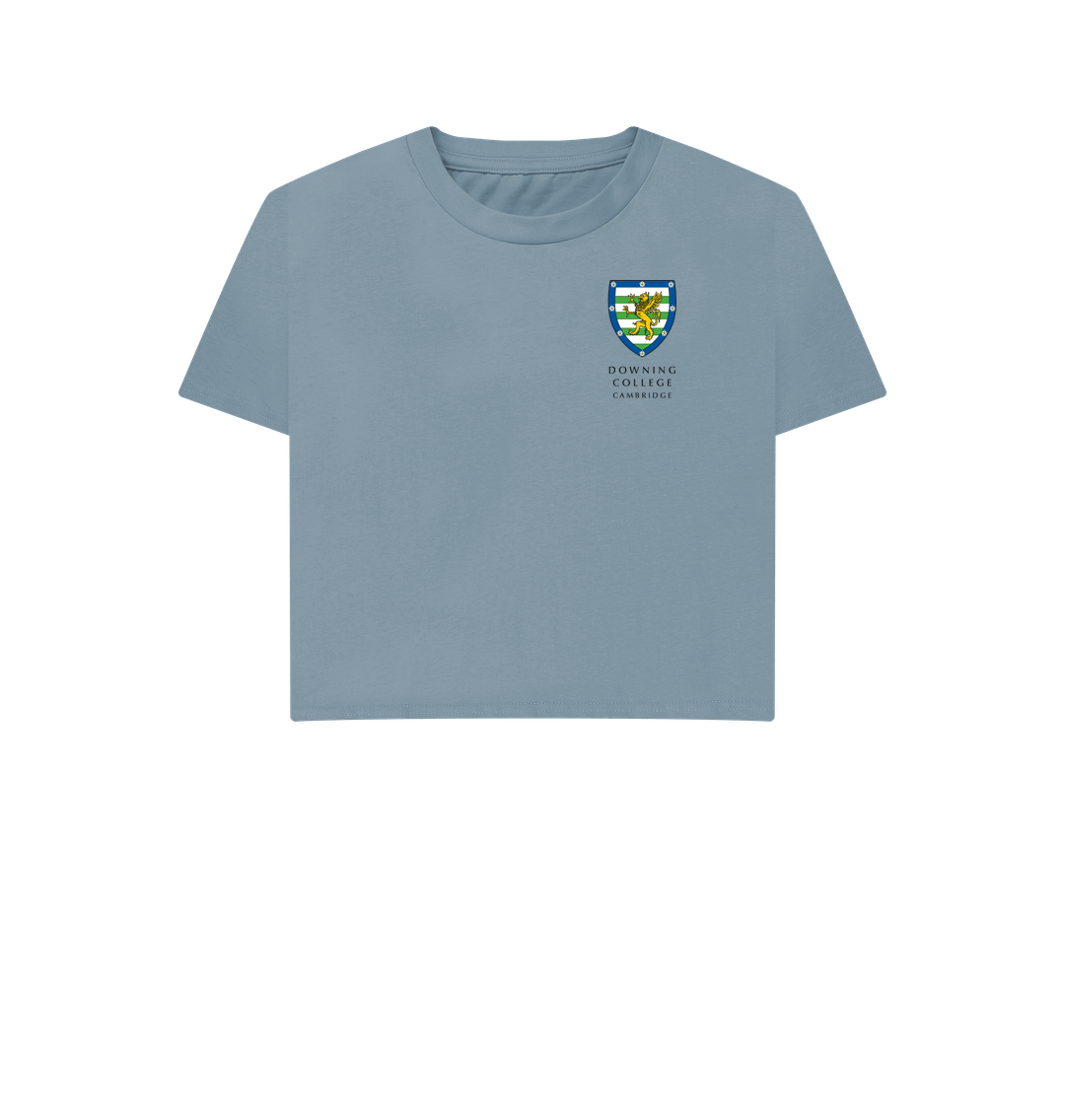 Stone Blue Printed T-shirt Front
