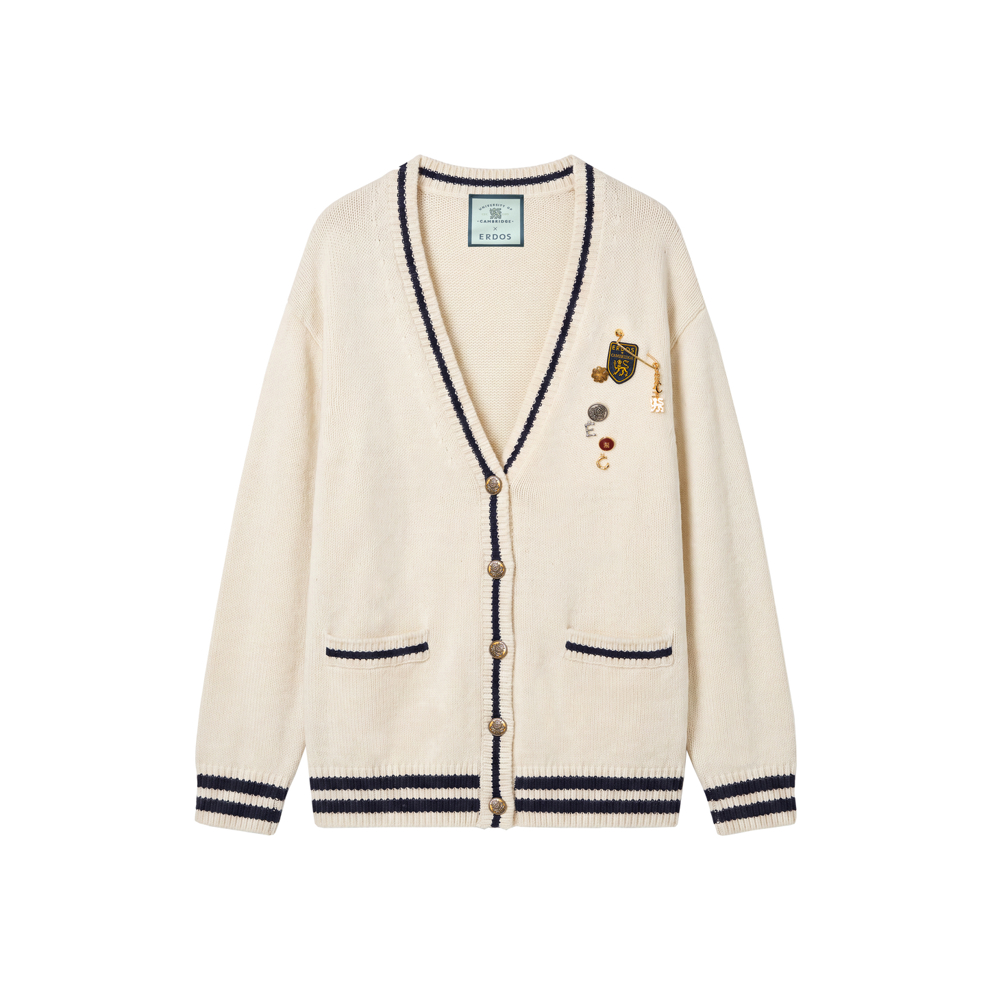 ERDOS x Cambridge  Women's Wool-Cashmere V-Neck Cardigan