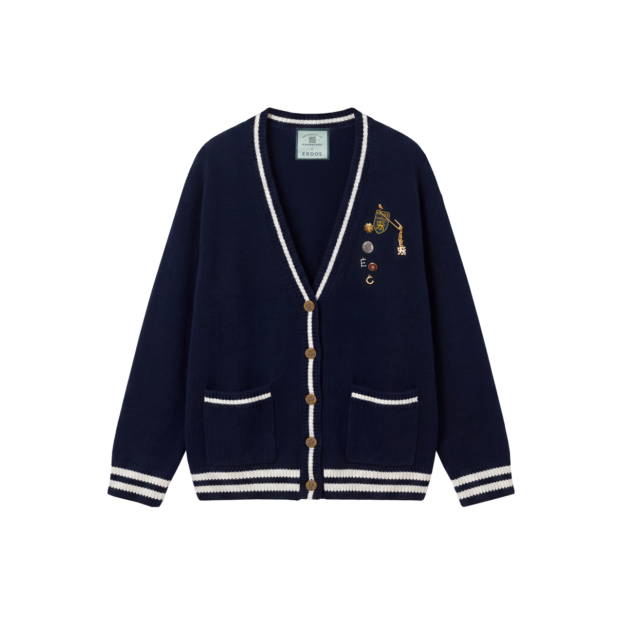 ERDOS x Cambridge  Women's Wool-Cashmere V-Neck Cardigan