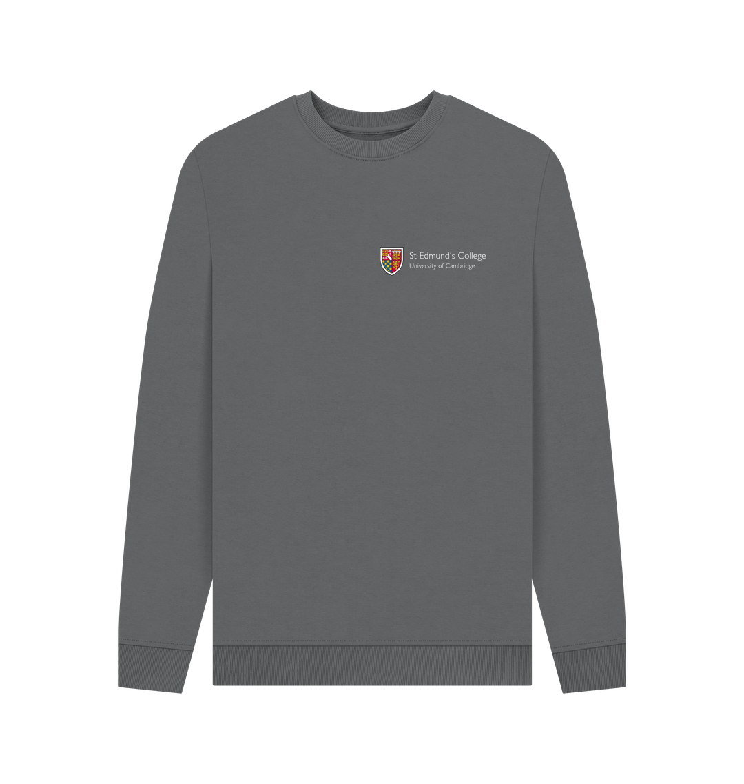 Slate Grey Printed Sweater Front