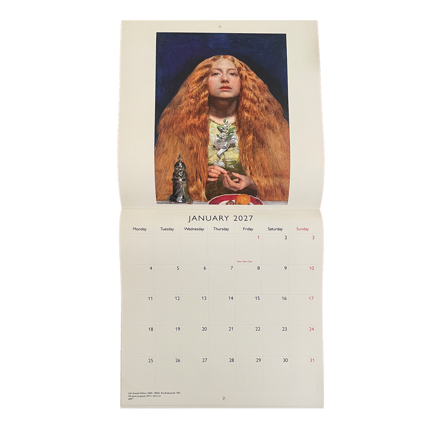 Pre-Raphaelite Art from the Fitzwilliam Museum - 2027 Calendar