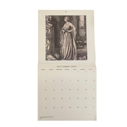 Pre-Raphaelite Art from the Fitzwilliam Museum - 2027 Calendar