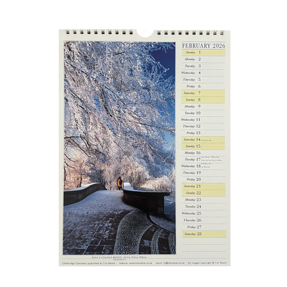 2026 Calendar Cambridge - Small