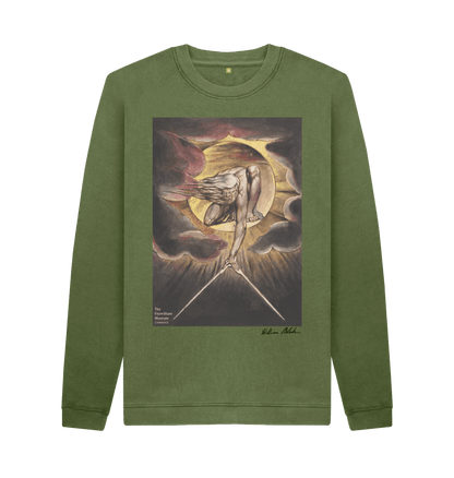 Khaki Printed Sweater Front