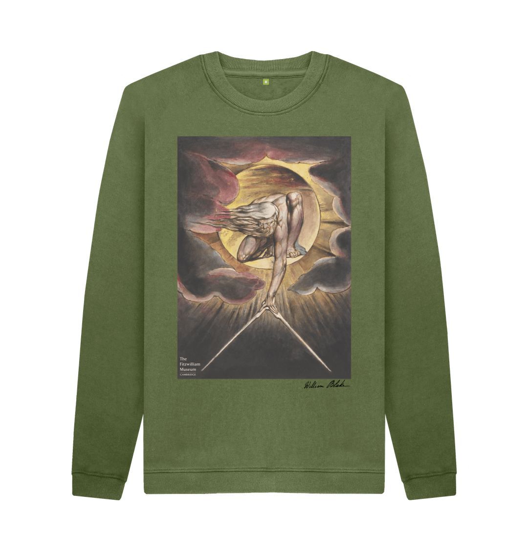 Khaki William Blake's Ancient of Days\/Frontispiece Sweatshirt