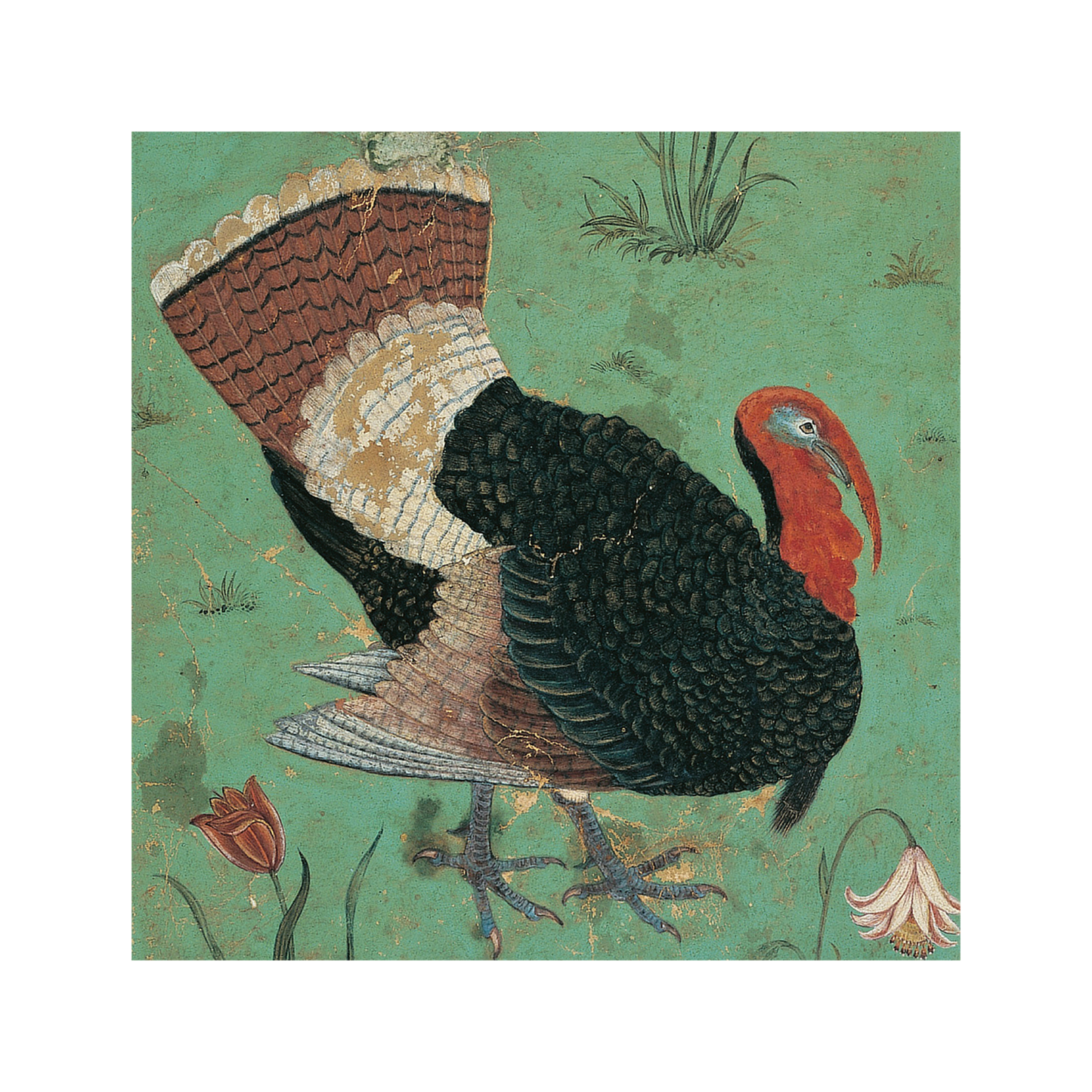 A Turkey - Christmas card wallet