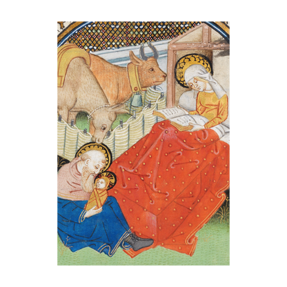 Book of Hours: Mary Reading - Christmas card wallet
