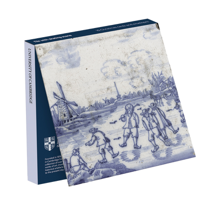 Tile Skating Scene - Christmas card wallet
