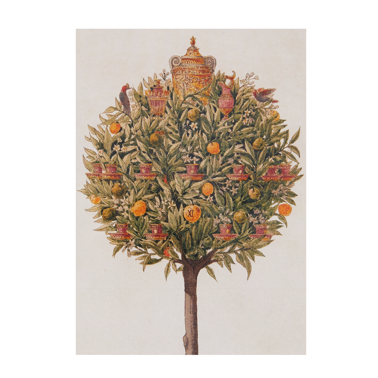 An Orange Tree - Christmas card wallet