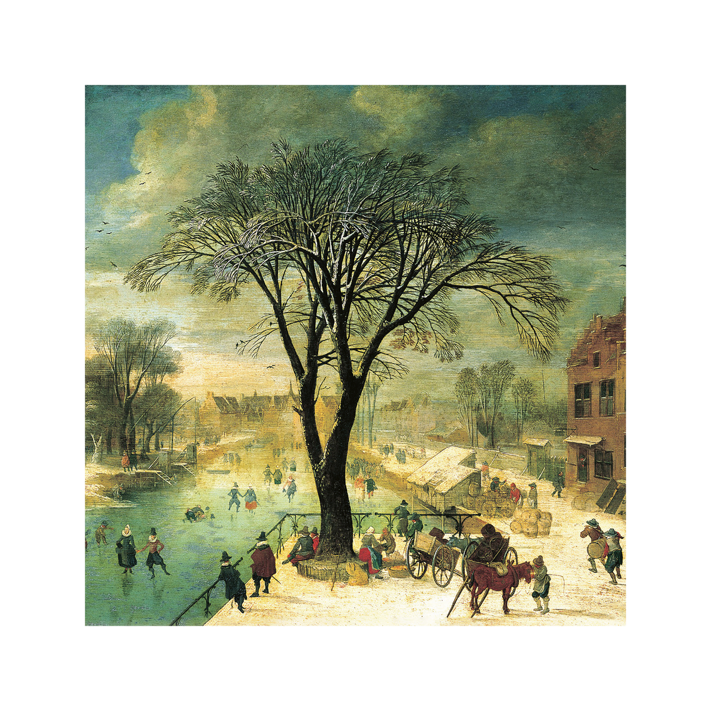 Winter Scene - Christmas card wallet