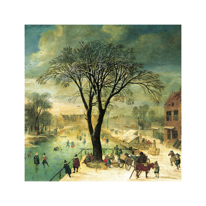 Winter Scene - Christmas card wallet