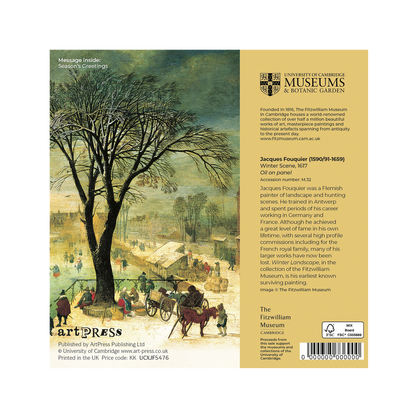 Winter Scene - Christmas card wallet